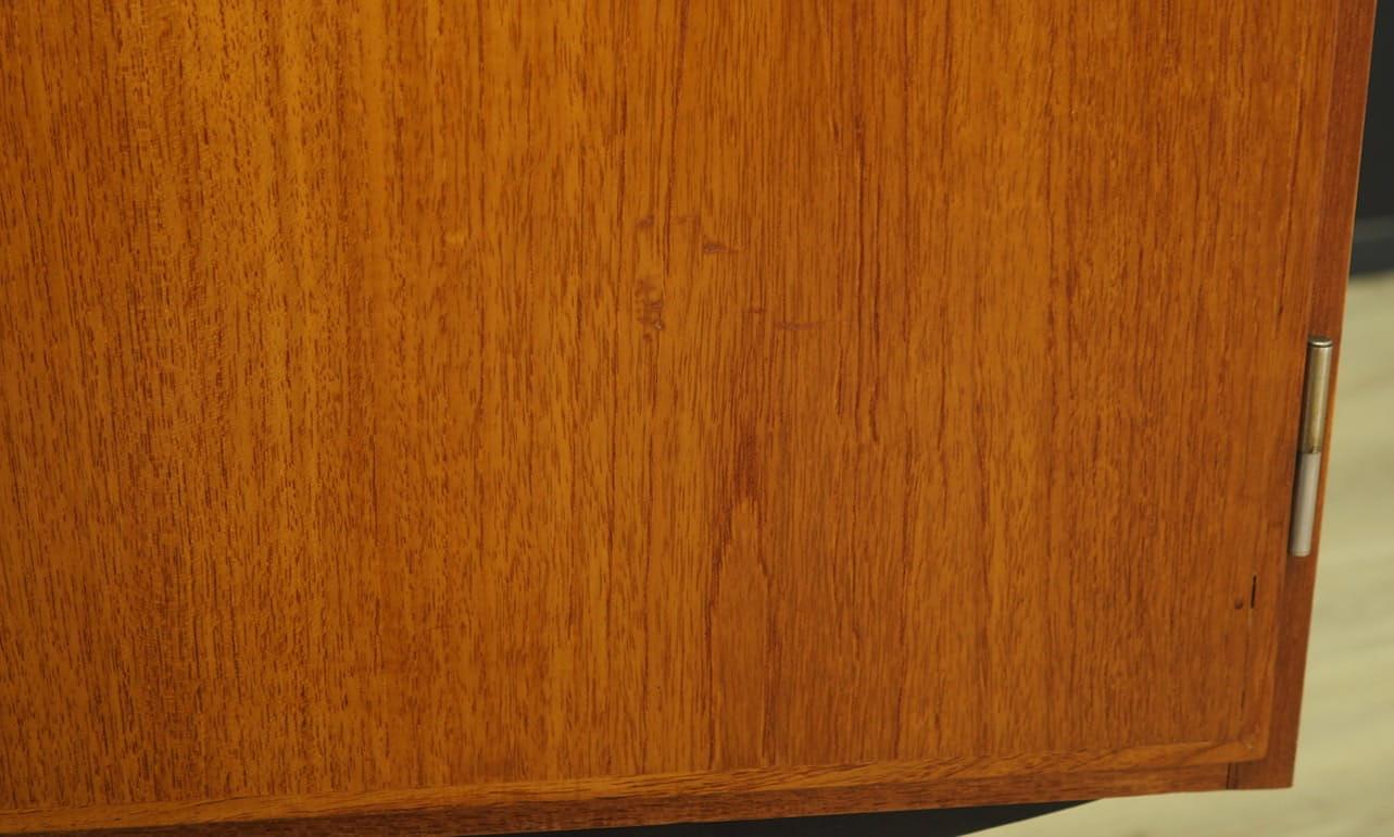 Vintage Schrank Teakholz Beige 1970er Jahre 10