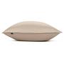 2x Satinado II Kissenbezug Baumwolle Satin Sand 80 x 80 cm 1