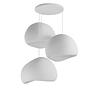 3-Flammig Wabi Sabi Claylights Pendelleuchte Weiß 5
