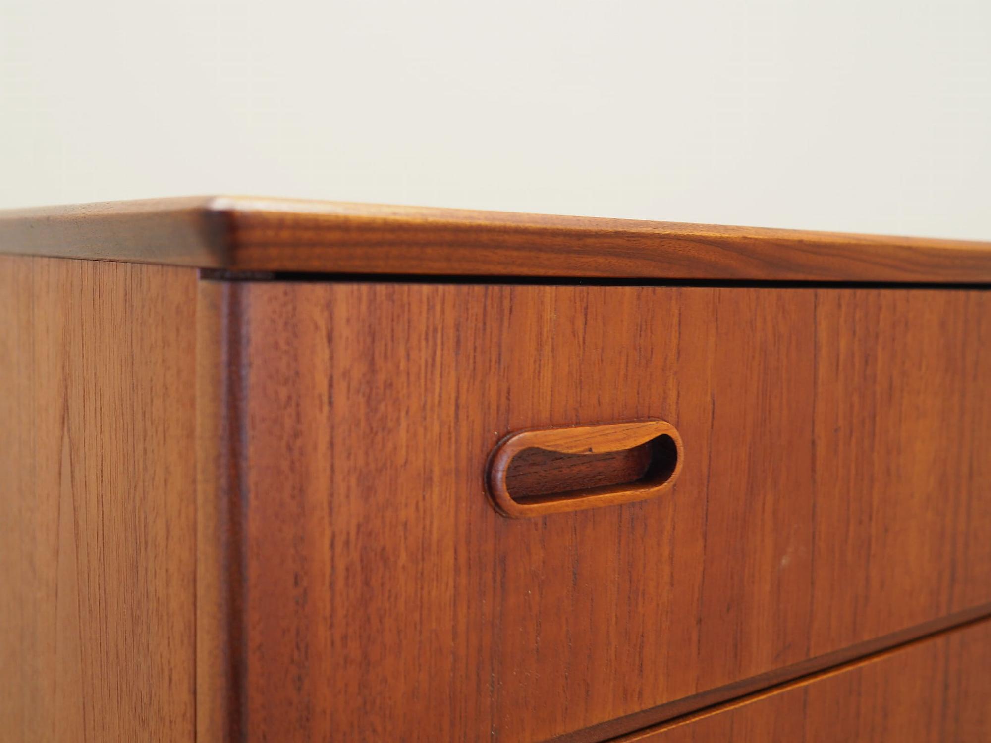 Kommode Teakholz Braun 1970er Jahre 14