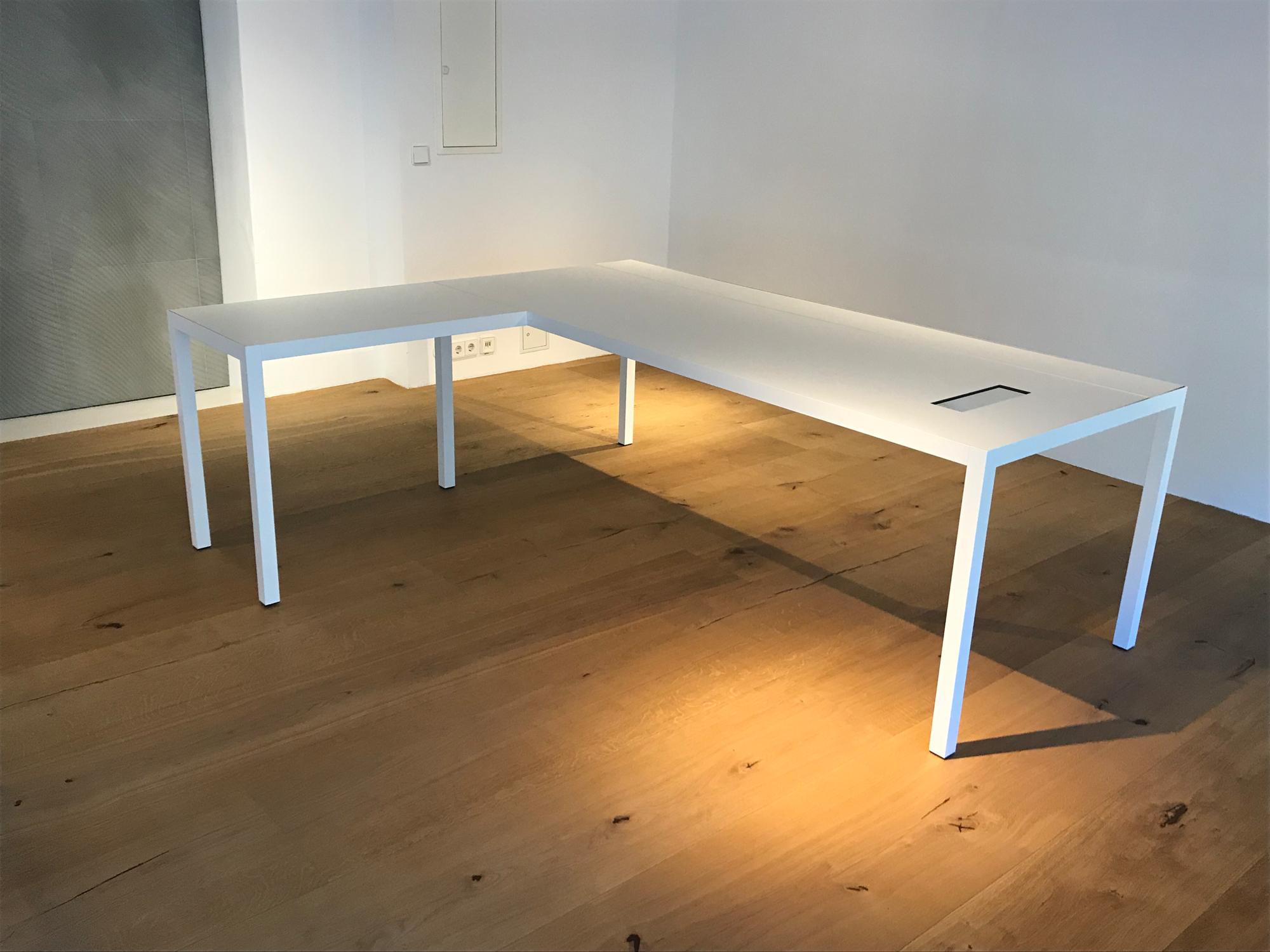 Desk 3.0 Schreibtisch Holz Weiß 0