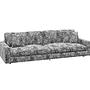 Valen Sofa XL Zebra Print mit Kissen 0