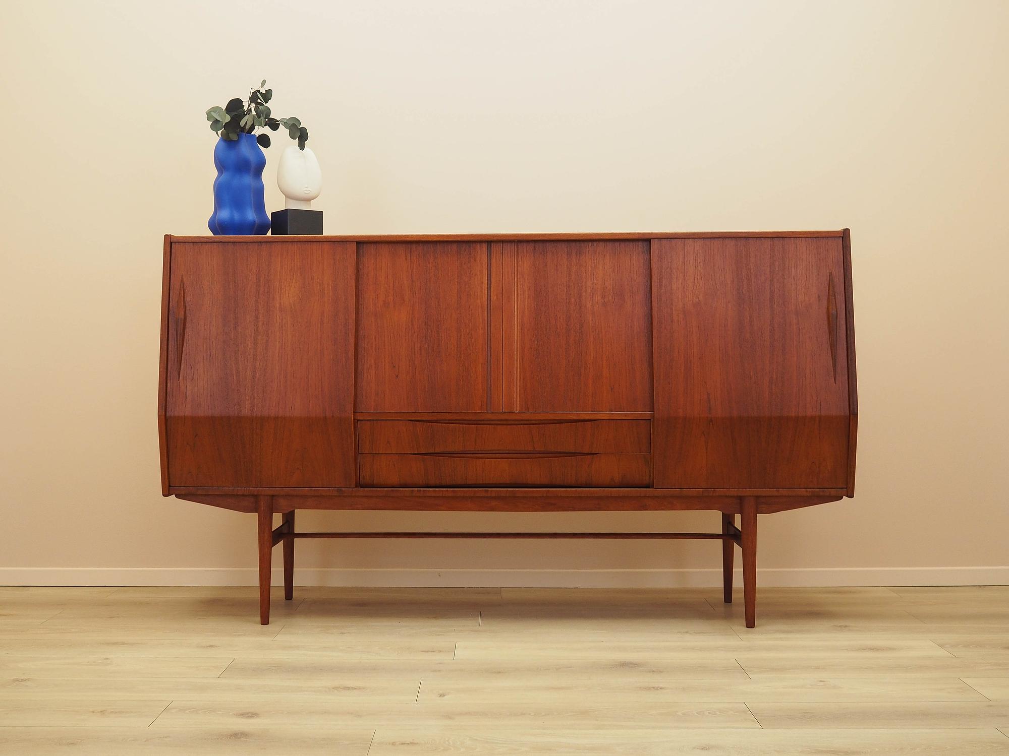 Teak Highboard 1960s 1