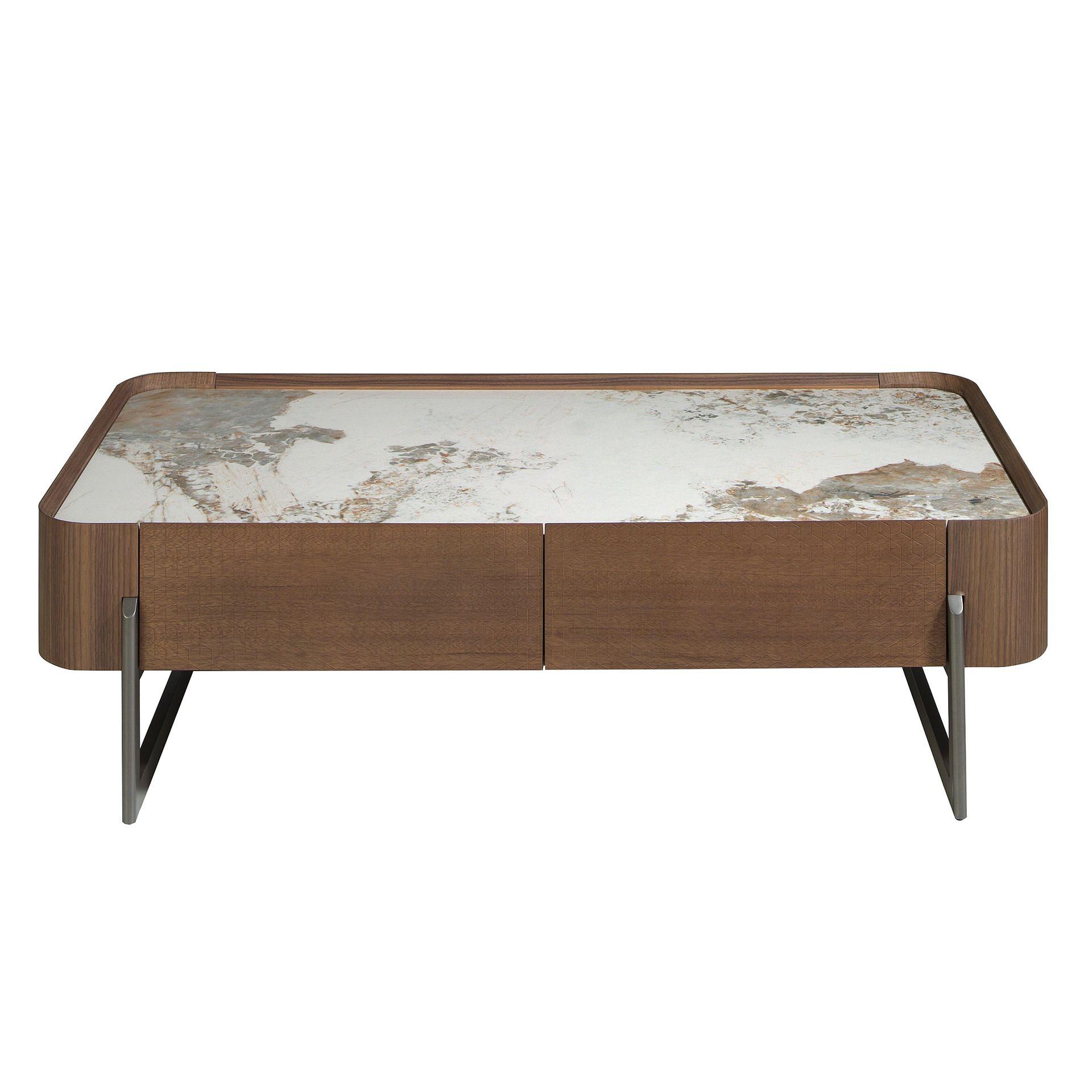 Coffee table 2131 Porcelain marble Brown 2