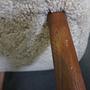 Little Petra VB1 Sessel mit Hocker Schafsfell 7