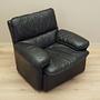 Lounge chair leather black 1970s 9