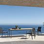 Soft Tisch Aluminium Teak-Platte Anthrazit 3
