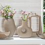 Vase Helena Aluminium Braun 2