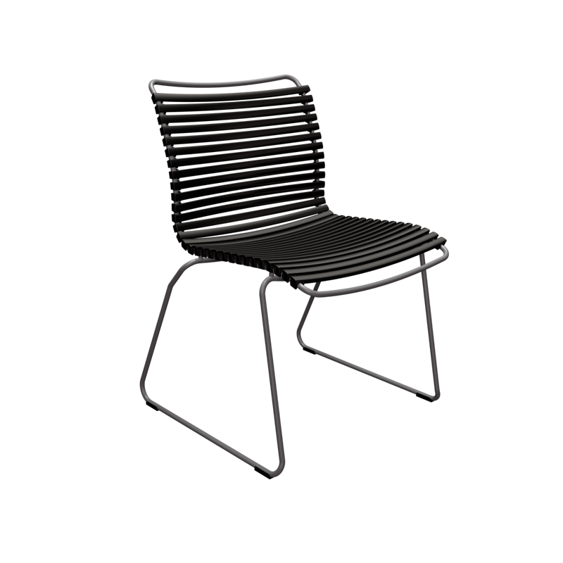 CLICK Dining Stuhl Stahl Pulverbeschichtet Schwarz 0