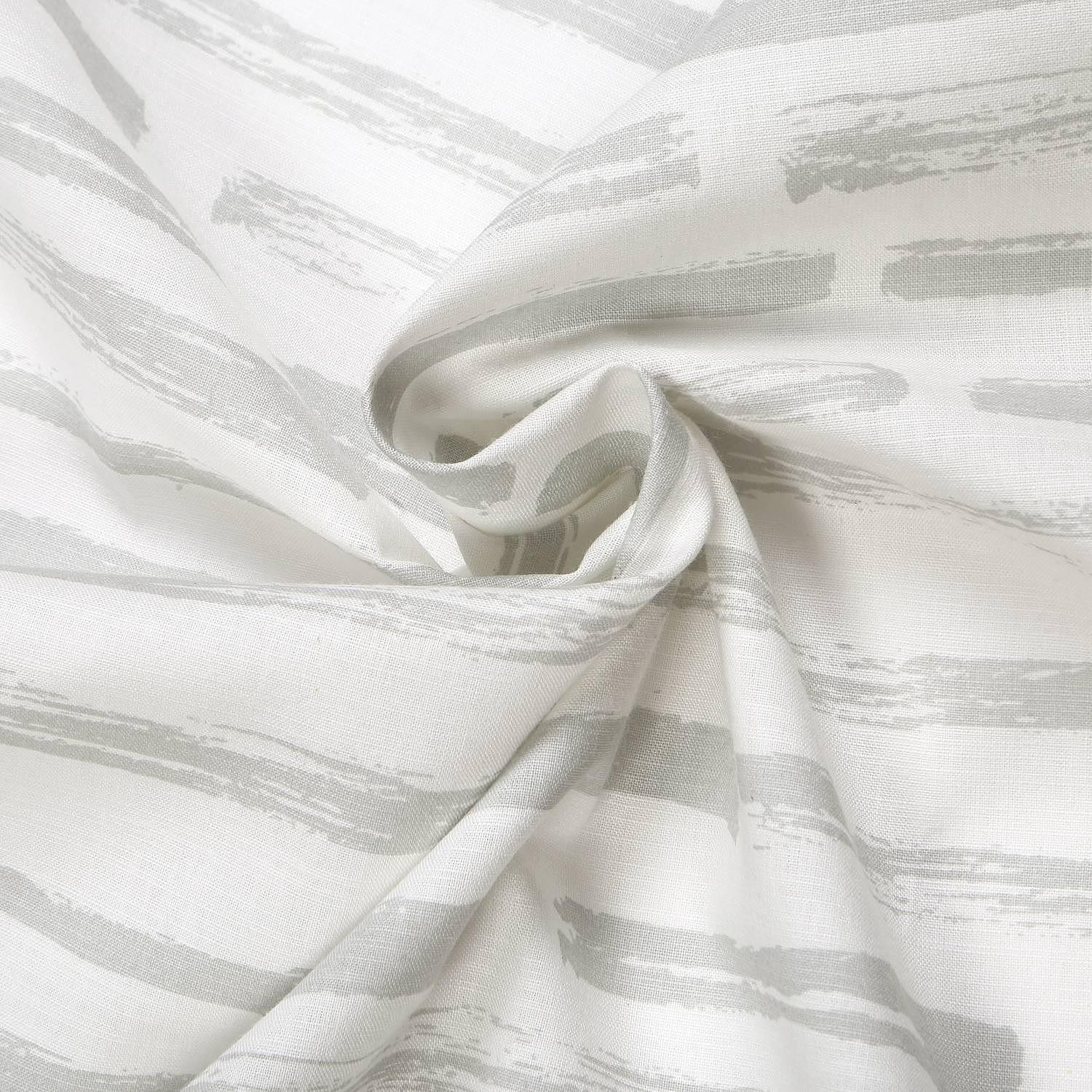 Fertigschal Magnus Bio-Baumwolle Weiß / Hellgrau Hellgrau 4