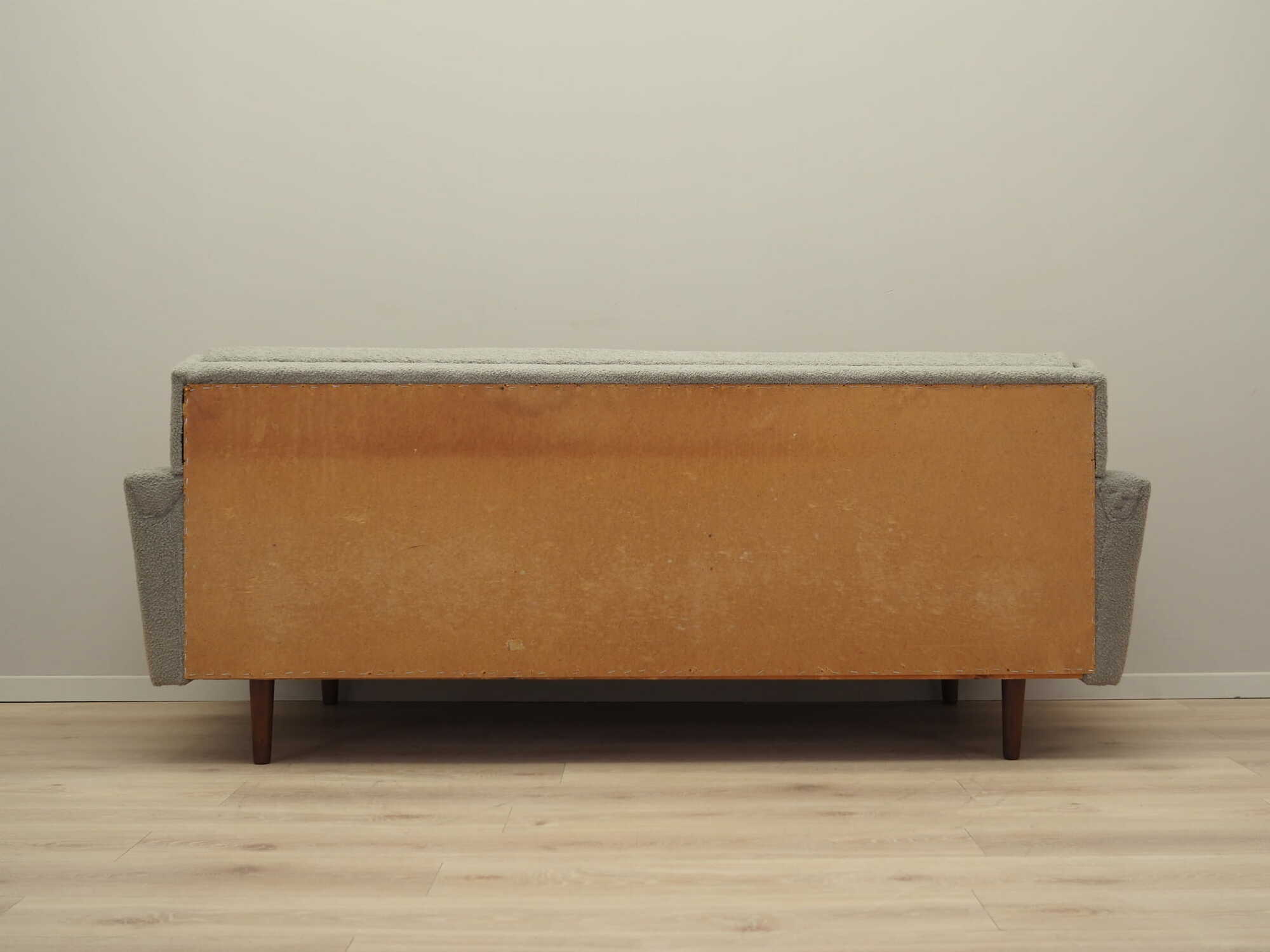Schlafsofa Teakholz Textil Grau 1960er Jahre 3