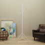 Vintage coat rack metal white 1970s 1