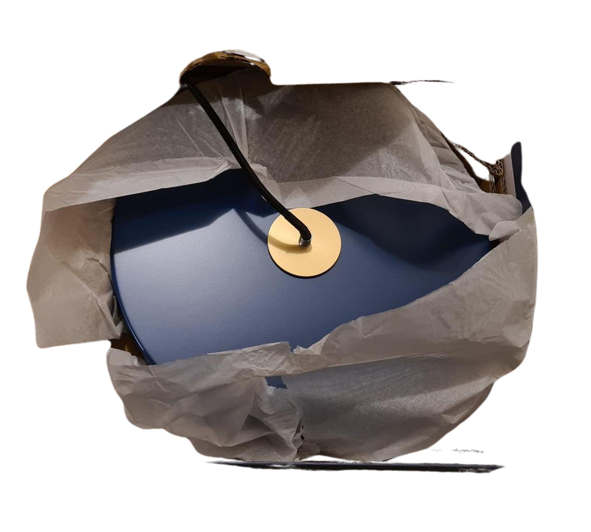 Asteria Pendant Lamp Mini Brass Petrol Blue 6