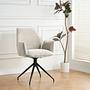 Armchair Duber Bouclé Light Grey 3