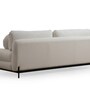 Sofa 3-Sitzer Textil Weiß 8