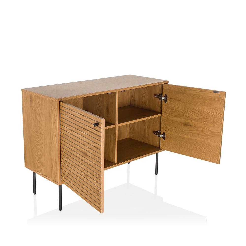 Linno S Sideboard con 2 ante Rovere Marrone 1