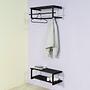 Norton Wall Coat Rack Black 3