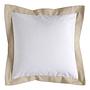 Pillowcase Hemmes Cotton Grey White 0