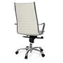PARIBA III Swivel office chair with casters Faux leather White 5