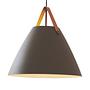 1-Light Strap X Pendant Light Steel 0