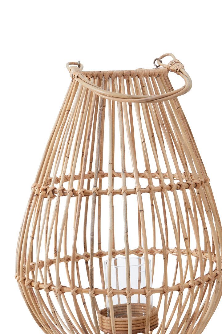 Mataram Große Schwarze Naturrattan Laterne
 8