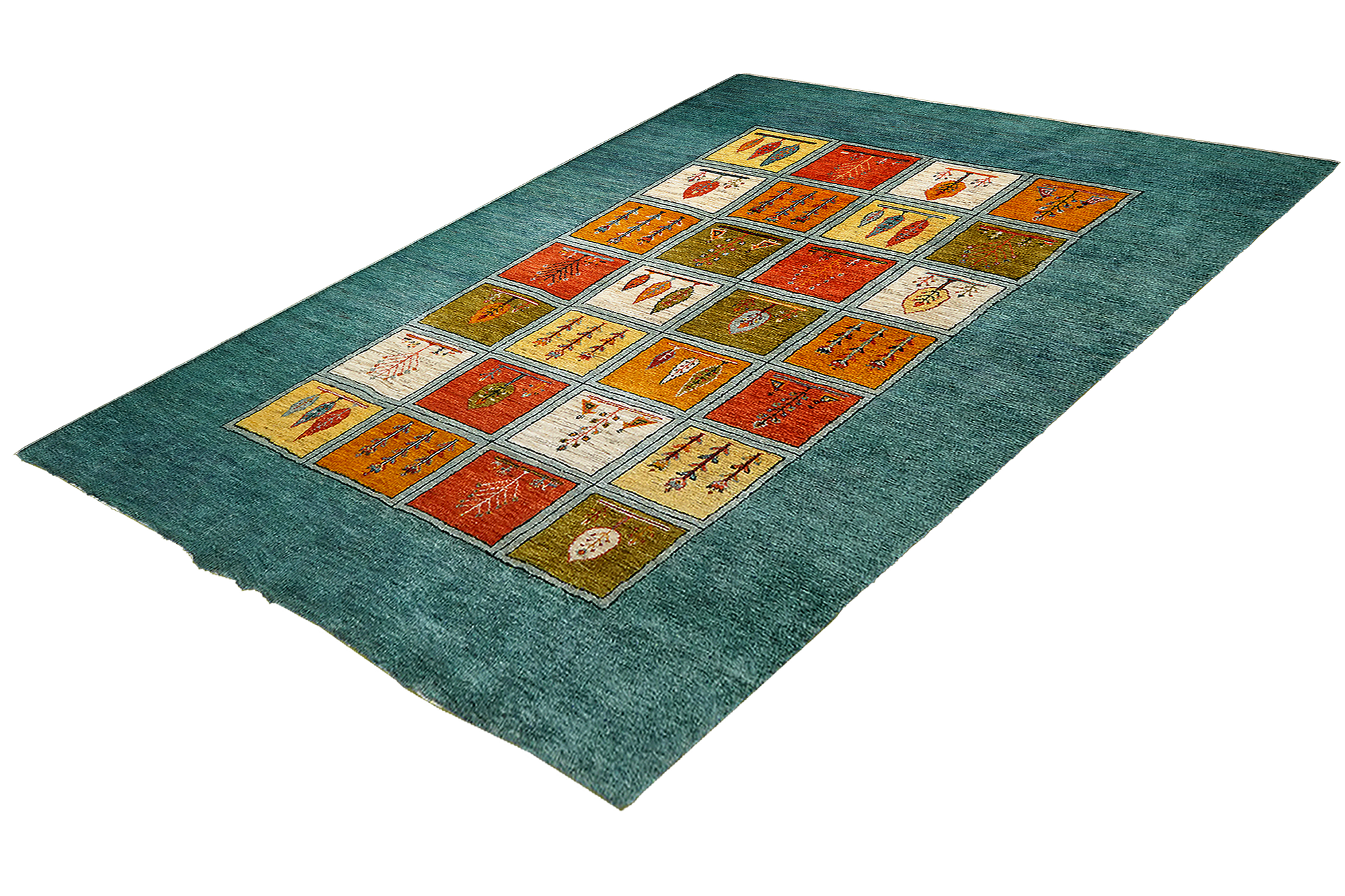 Rizbaf Gabbeh Rug Wool Blue 3