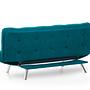 Misa Sofa Bed 3-seater Petrol Green 7