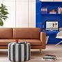 Johan 3-seater sofa leather cognac 4
