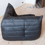 Togo Ecksofa Madras-Leder Schwarz 4