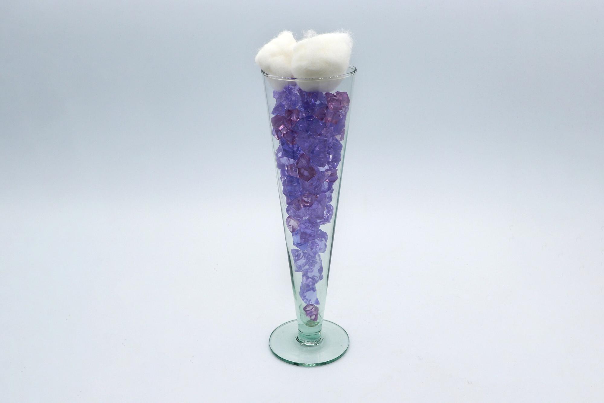 5x Vintage champagne flutes turquoise 4