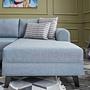 Belen Schlafsofa 4-Sitzer Blau 2