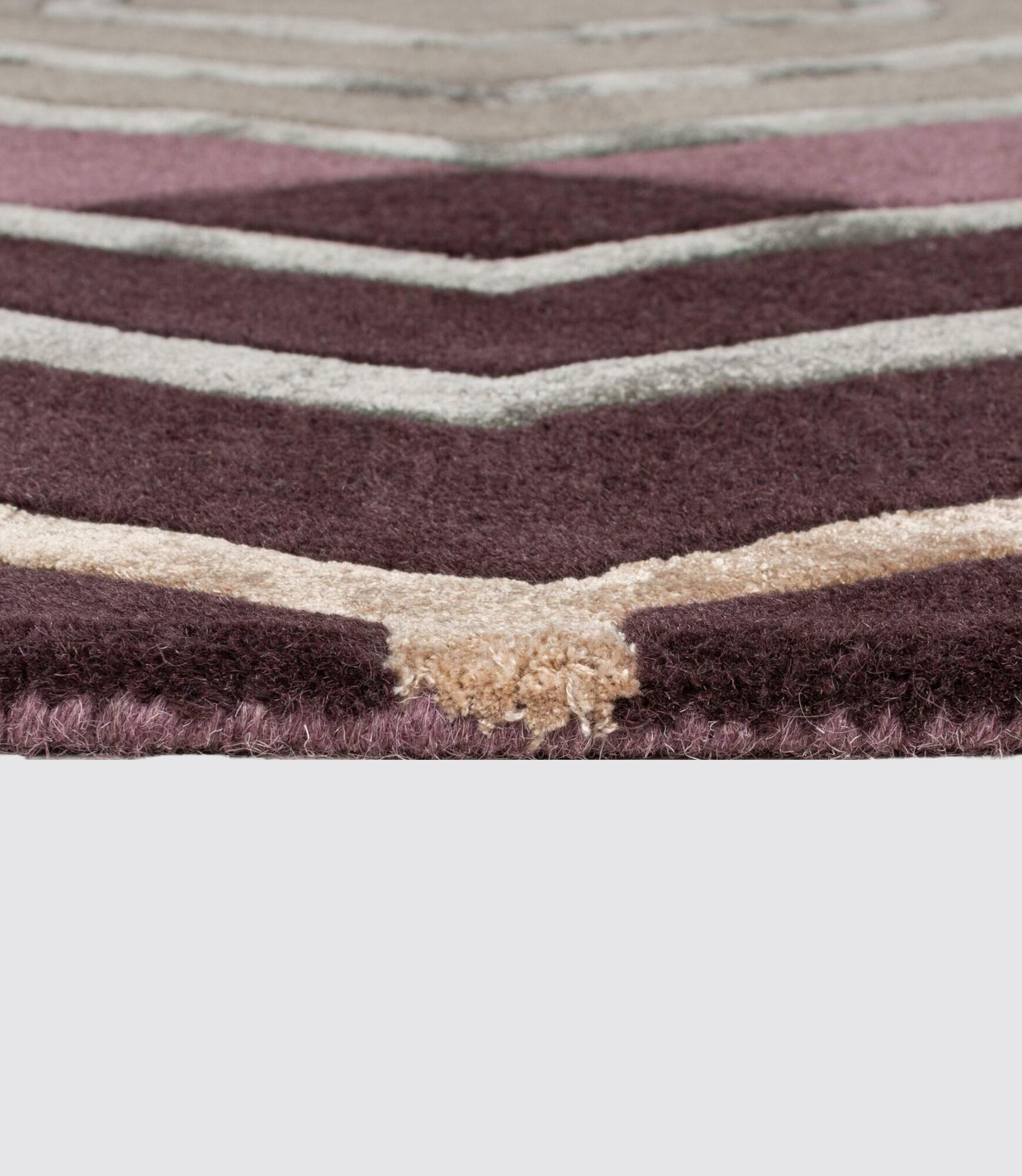 Wollmischteppich Architect Harlow Lila 120x170 2