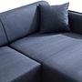 Belissimo Ecksofa Rechts Blau 3