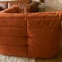 Togo Eckteil Stoff Orange 2