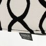 King Chair Stuhl Textil Metall Schwarz Gemustert 2