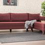 Bella Sofa Récamiere Rechts Rot 0