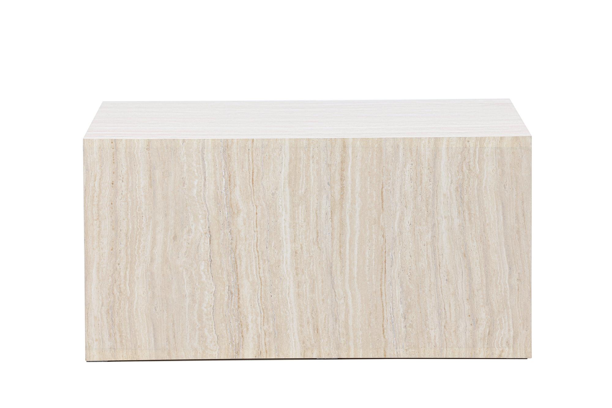 York Coffee table Travertine look 40x60x80cm 3