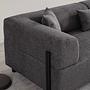 Gio 3-Sitzer Sofa Schwarzgrau 7