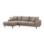 Ecksofa Harper 3-Sitzer Links Hellbraun 5