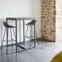 Perspective Bartisch Faserbeton Stahl Grau 5