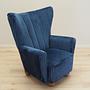 Armchair Velour Dark Blue 8
