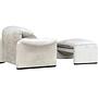 Vintage Maralunga Lounge Chair & Ottoman V. Magistretti Grau 1