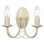 Wall Lamp Minster 2-Light Steel Beige 0