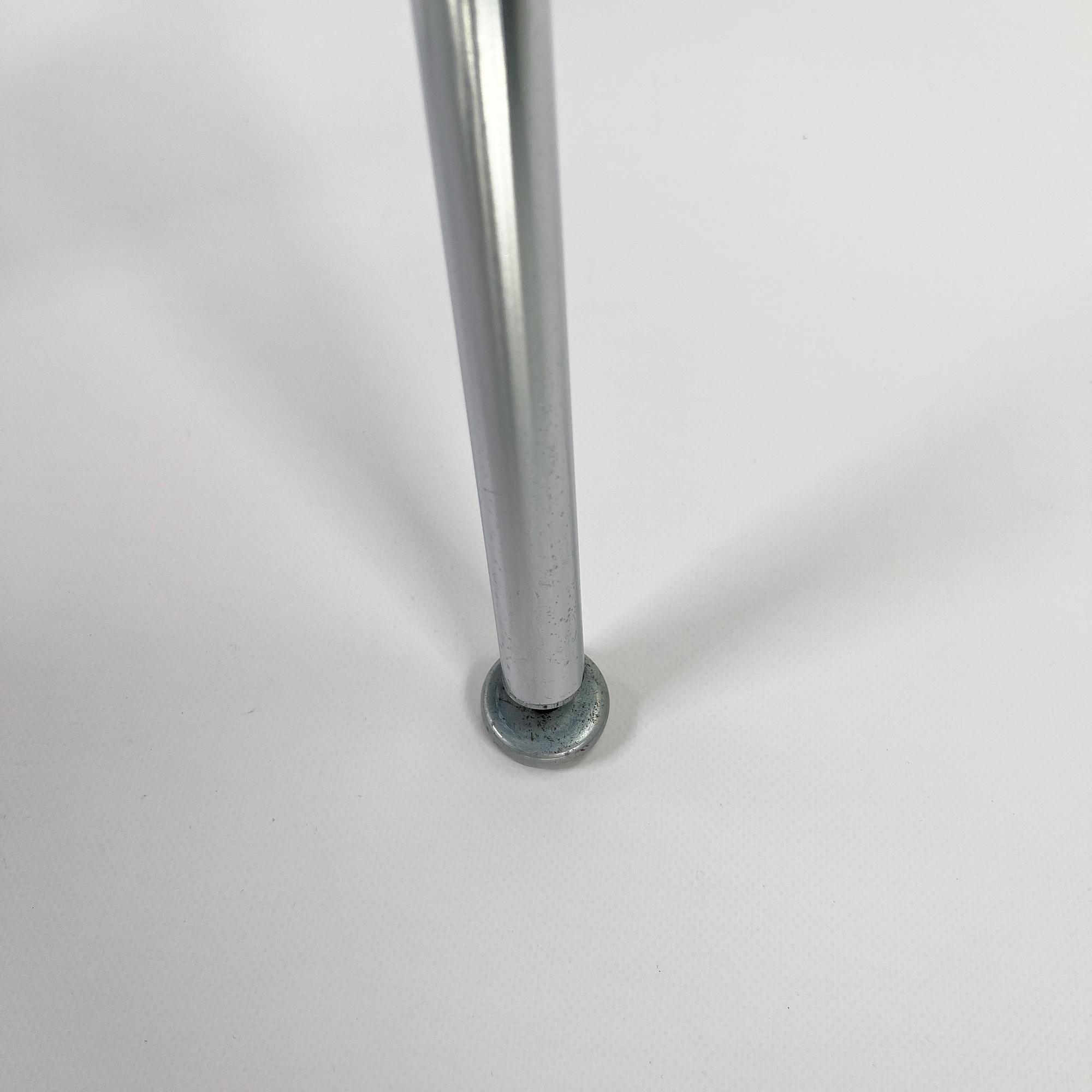 Saarinen Executive Chair Chrome Fabric Blue 5