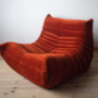 Togo Lounge Set 3-pc. Cord Orange 1