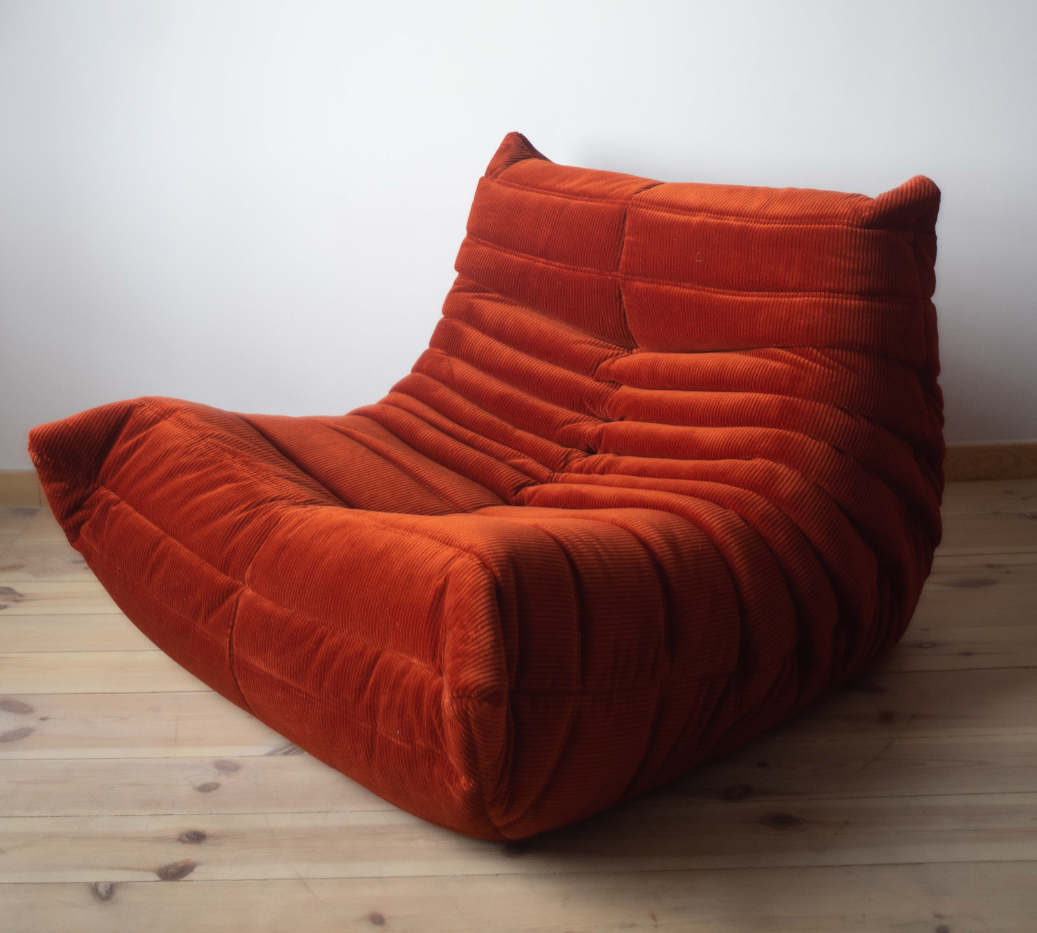 Togo Lounge Set 3-pc. Cord Orange 1