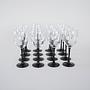 Wine glasses 16x Black 2