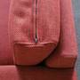 Sofa 2-Sitzer Stoff Rot  5