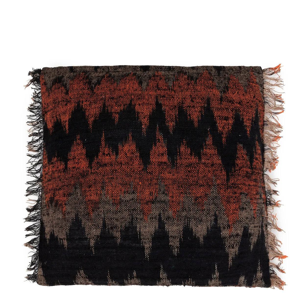 Oh My Gee Kissenbezug Schwarz Orange 60x60cm 5