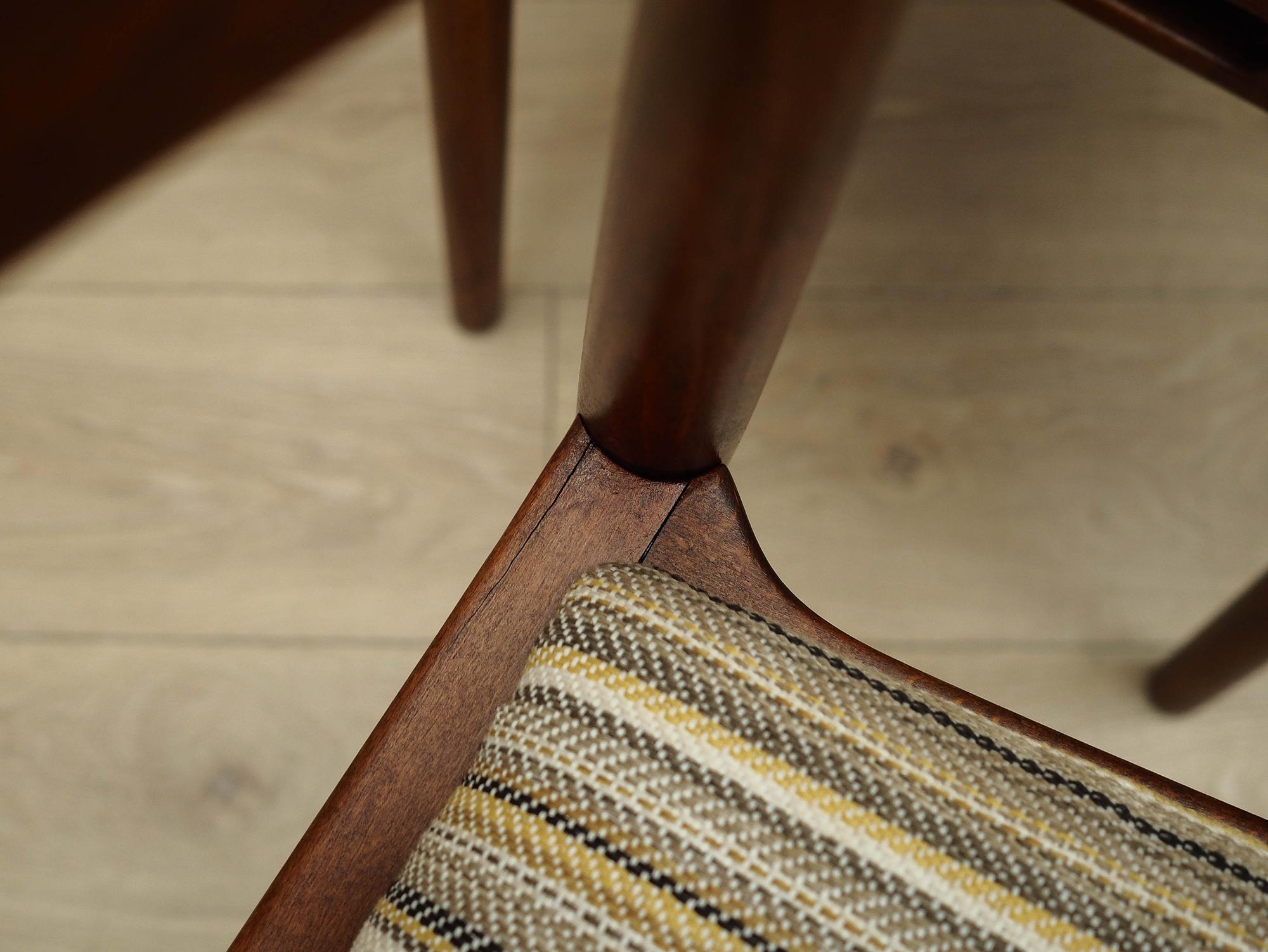 4x Stuhl-Set Mehrfarbig 1970er Jahre 8